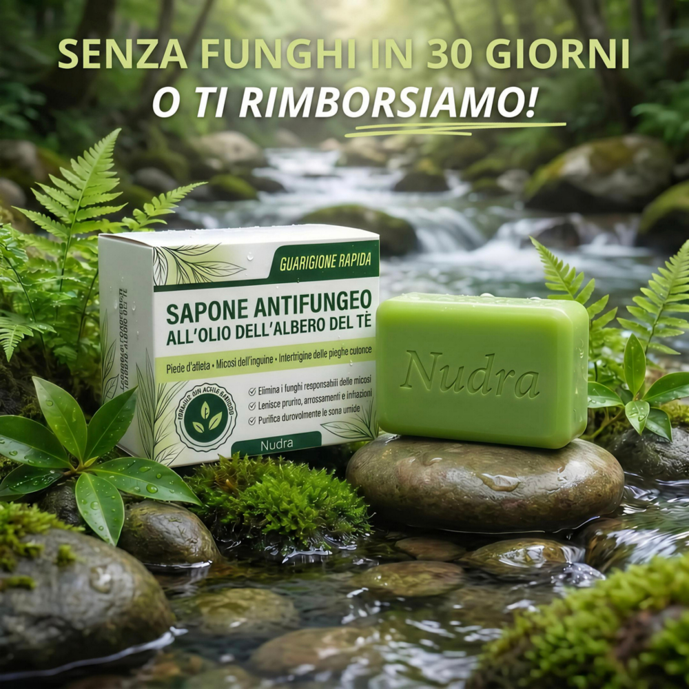 Sapone purificante antifungino Nudra®