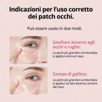 Cerotti oculari in idrogel di peptidi e collagene