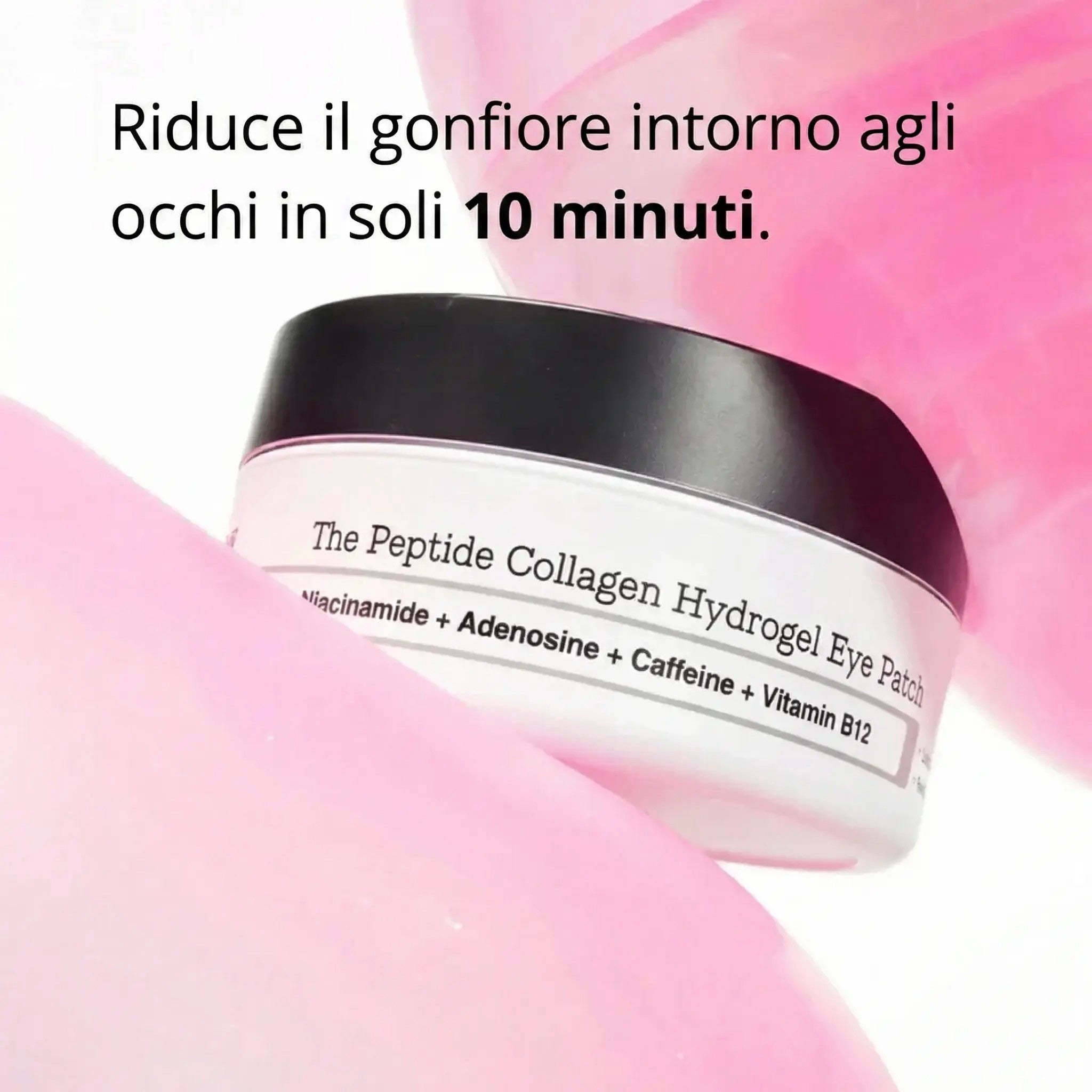 Cerotti oculari in idrogel di peptidi e collagene